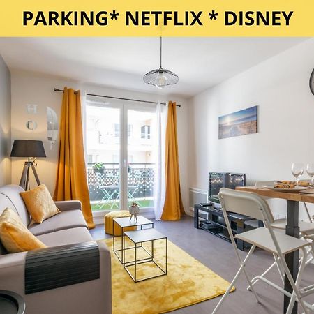 The Sunshine- Appart Cosy Proche Paris-Disney Avec Parking Prive Dans Residence Meaux Exteriér fotografie