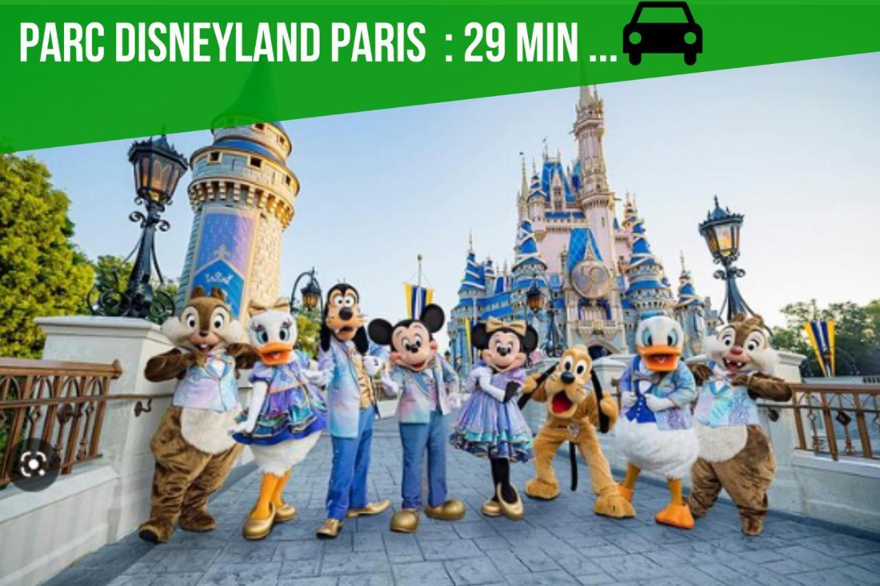 The Sunshine- Appart Cosy Proche Paris-Disney Avec Parking Prive Dans Residence Meaux Exteriér fotografie