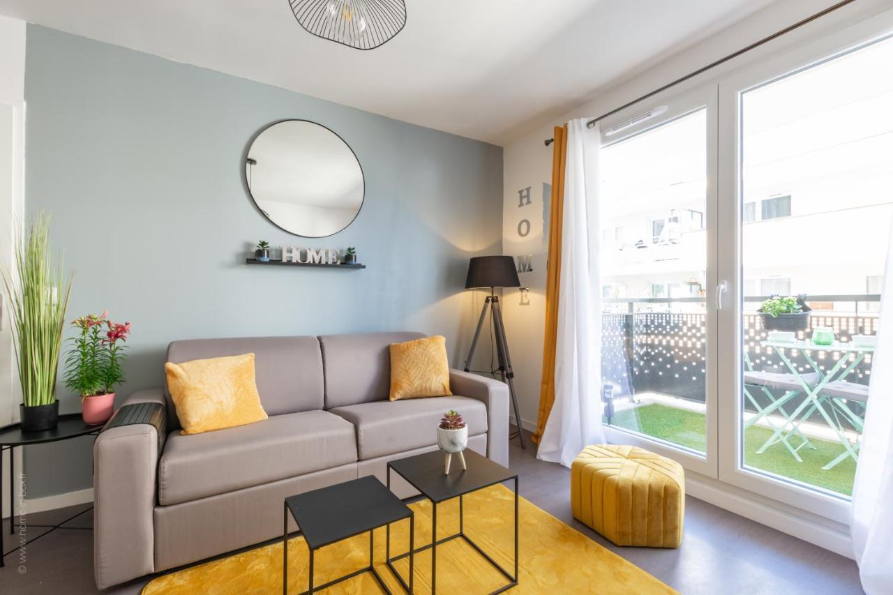 The Sunshine- Appart Cosy Proche Paris-Disney Avec Parking Prive Dans Residence Meaux Exteriér fotografie